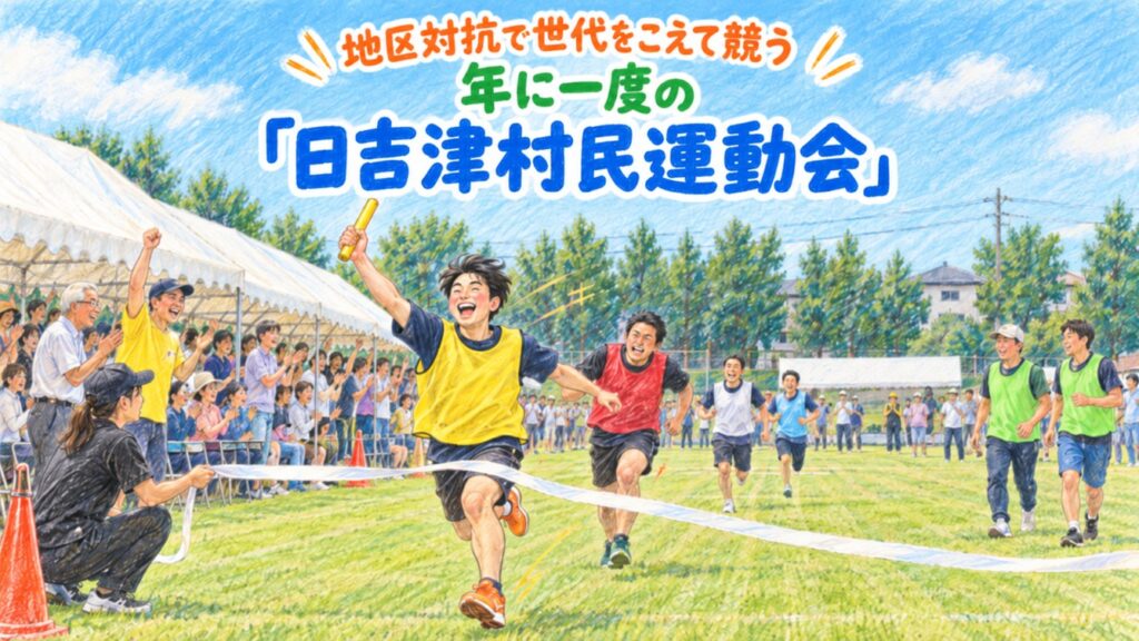 地区対抗で世代をこえて競う　年に一度の「日吉津村民運動会」